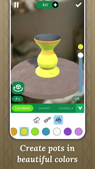 Download Pottery Clay Pot Art Games [MOD, Unlimited money/coins] + Hack [MOD, Menu] for Android