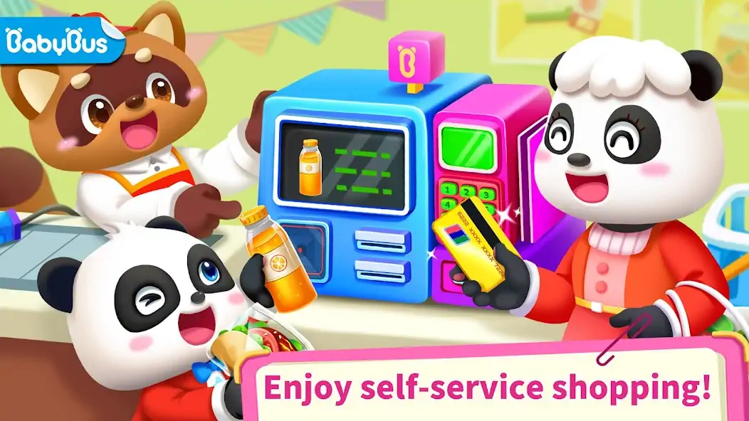 Download Baby Panda's Supermarket [MOD, Unlimited money/gems] + Hack [MOD, Menu] for Android