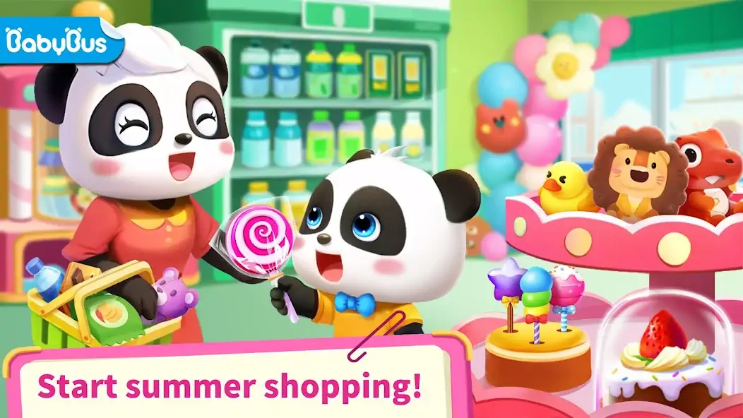 Download Baby Panda's Supermarket [MOD, Unlimited money/gems] + Hack [MOD, Menu] for Android