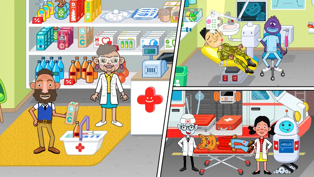 Download Pepi Hospital: Learn & Care [MOD, Unlimited money/gems] + Hack [MOD, Menu] for Android