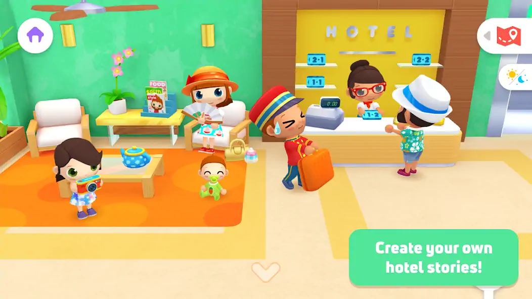 Download Vacation Hotel Stories [MOD, Unlimited money/gems] + Hack [MOD, Menu] for Android