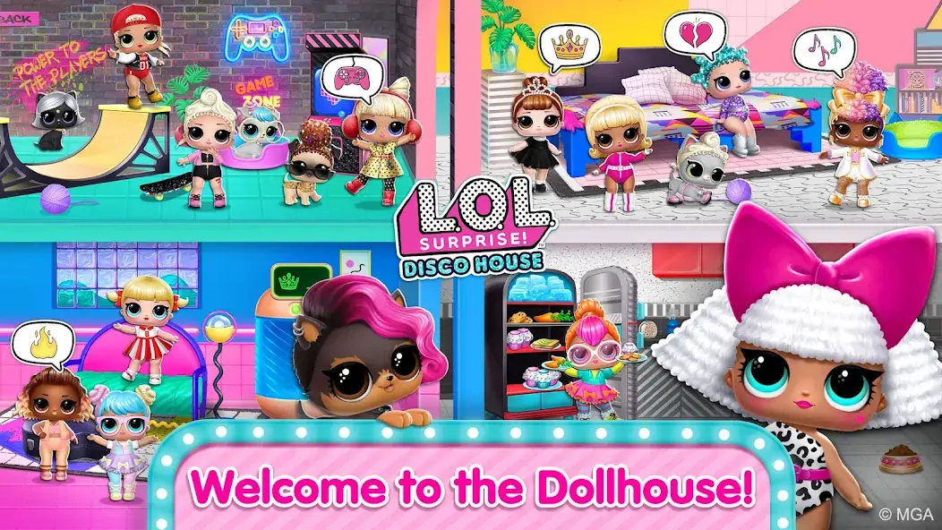 Download L.O.L. Surprise! Disco House [MOD, Unlimited money/gems] + Hack [MOD, Menu] for Android