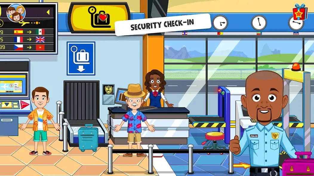 Download My Town Airport games for kids [MOD, Unlimited coins] + Hack [MOD, Menu] for Android