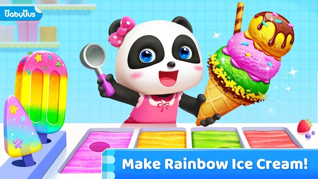 Download Little Panda's Ice Cream Game [MOD, Unlimited coins] + Hack [MOD, Menu] for Android