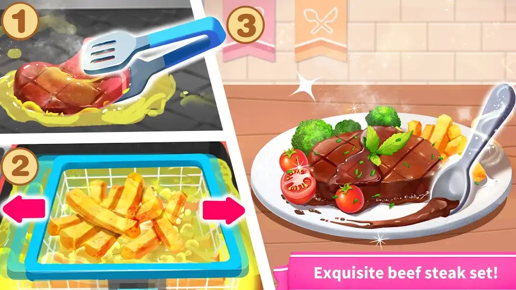 Download Little Panda's World Recipes [MOD, Unlimited money/gems] + Hack [MOD, Menu] for Android