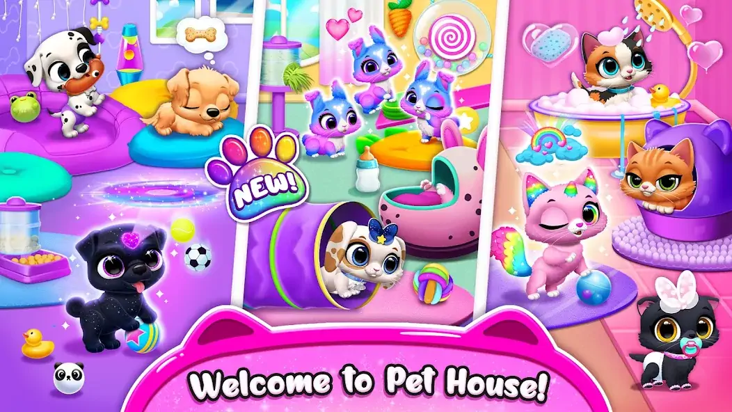 Download Floof - My Pet House [MOD, Unlimited coins] + Hack [MOD, Menu] for Android