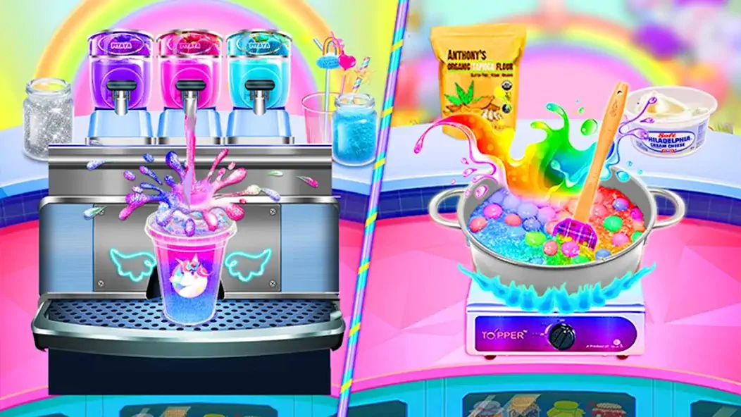 Download Ice Cream Games: Rainbow Maker [MOD, Unlimited money/coins] + Hack [MOD, Menu] for Android