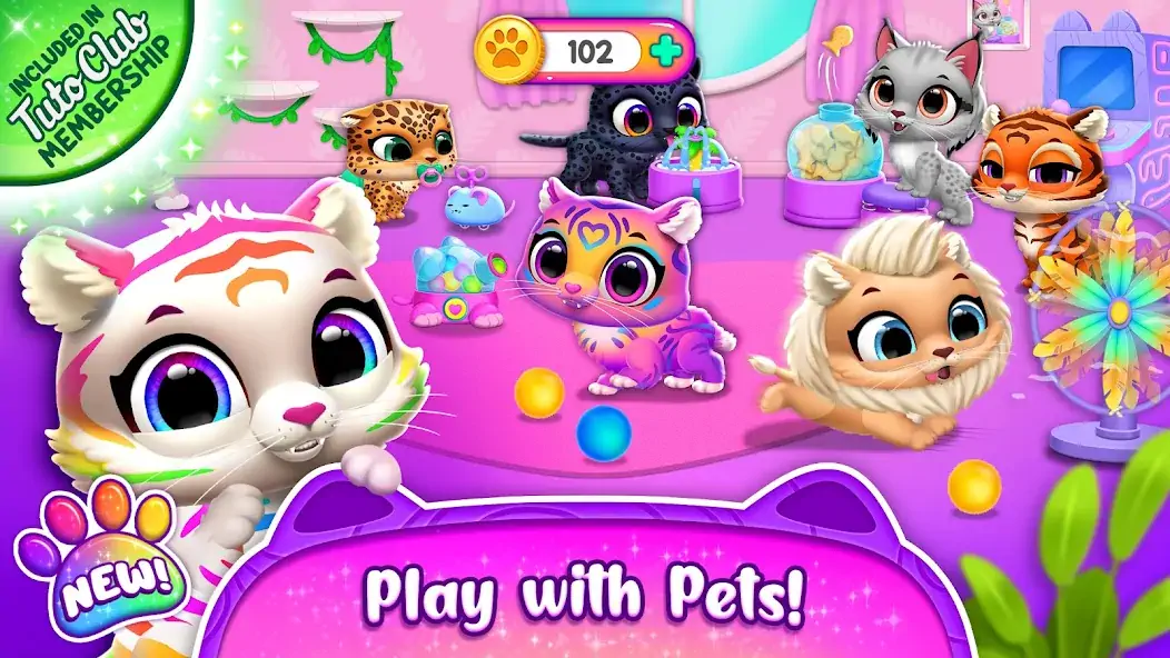 Download Jungle Floof - Island Pet Care [MOD, Unlimited coins] + Hack [MOD, Menu] for Android