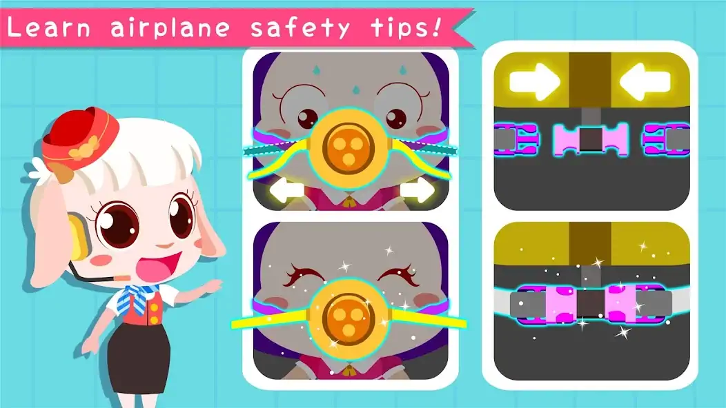 Download Baby Panda's Airport [MOD, Unlimited coins] + Hack [MOD, Menu] for Android