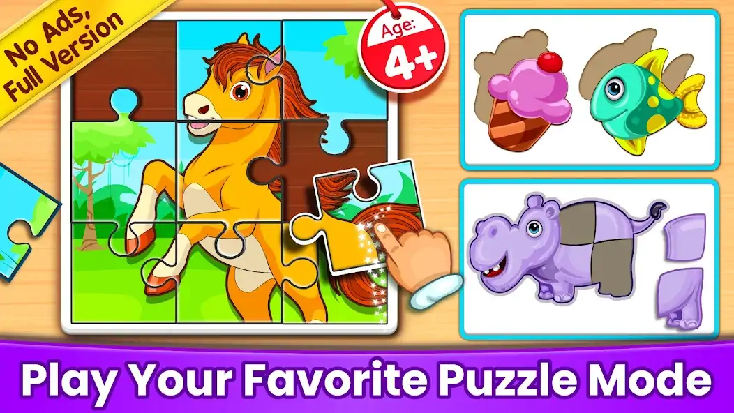 Download Puzzle Kids: Jigsaw Puzzles [MOD, Unlimited coins] + Hack [MOD, Menu] for Android