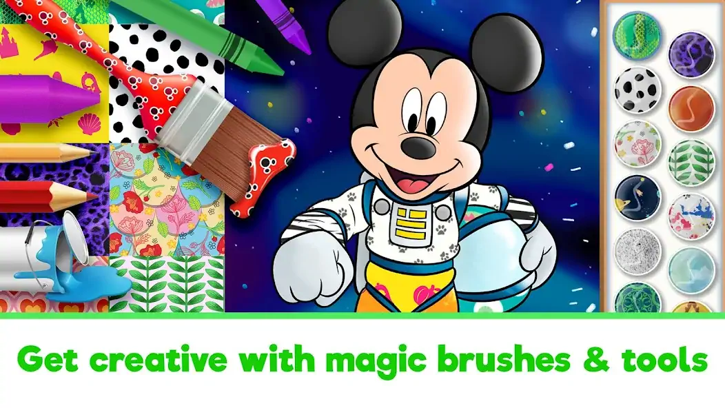 Download Disney Coloring World [MOD, Unlimited money] + Hack [MOD, Menu] for Android
