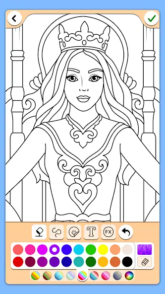 Download Princess Coloring Game [MOD, Unlimited money] + Hack [MOD, Menu] for Android