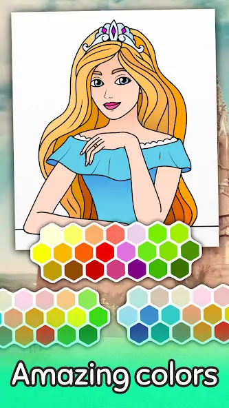 Download Princess Coloring Game [MOD, Unlimited money] + Hack [MOD, Menu] for Android