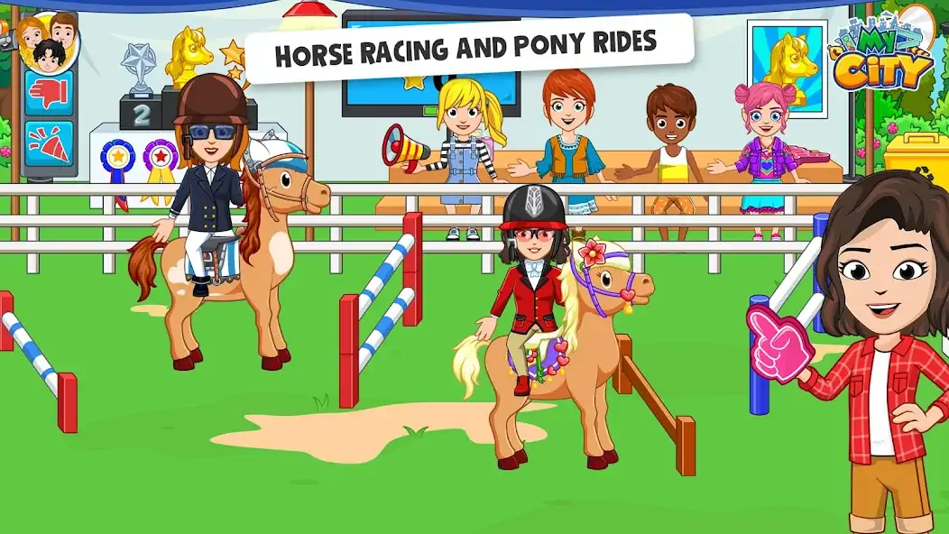 Download My City: Star Horse Stable [MOD, Unlimited money/gems] + Hack [MOD, Menu] for Android