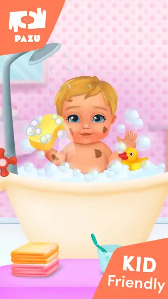 Download Baby care game & Dress up [MOD, Unlimited money/gems] + Hack [MOD, Menu] for Android