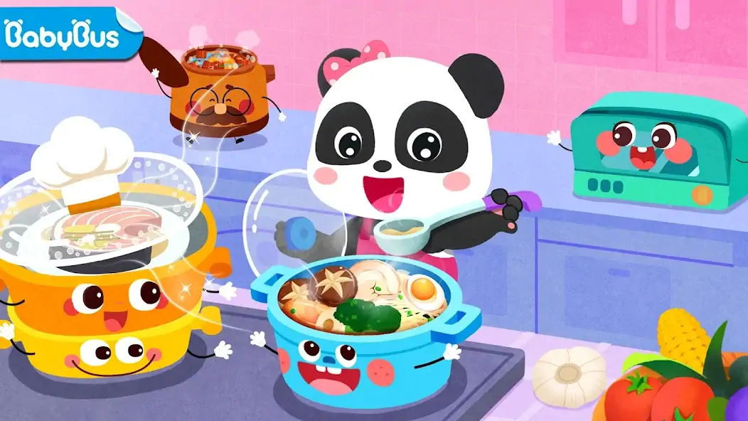 Download Baby Panda's Kitchen Party [MOD, Unlimited money/coins] + Hack [MOD, Menu] for Android