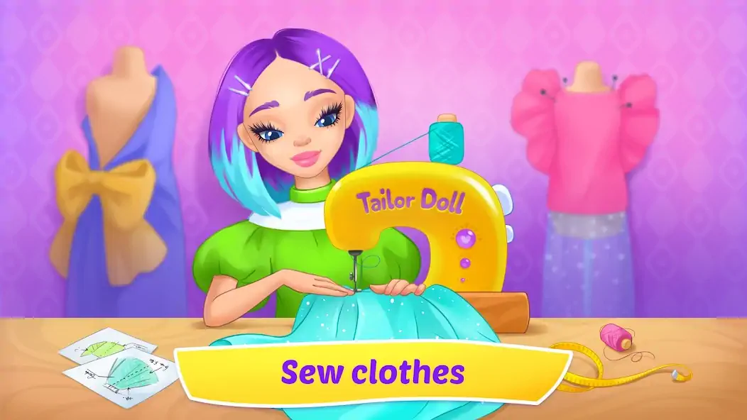 Download Fashion Doll: games for girls [MOD, Unlimited money/gems] + Hack [MOD, Menu] for Android
