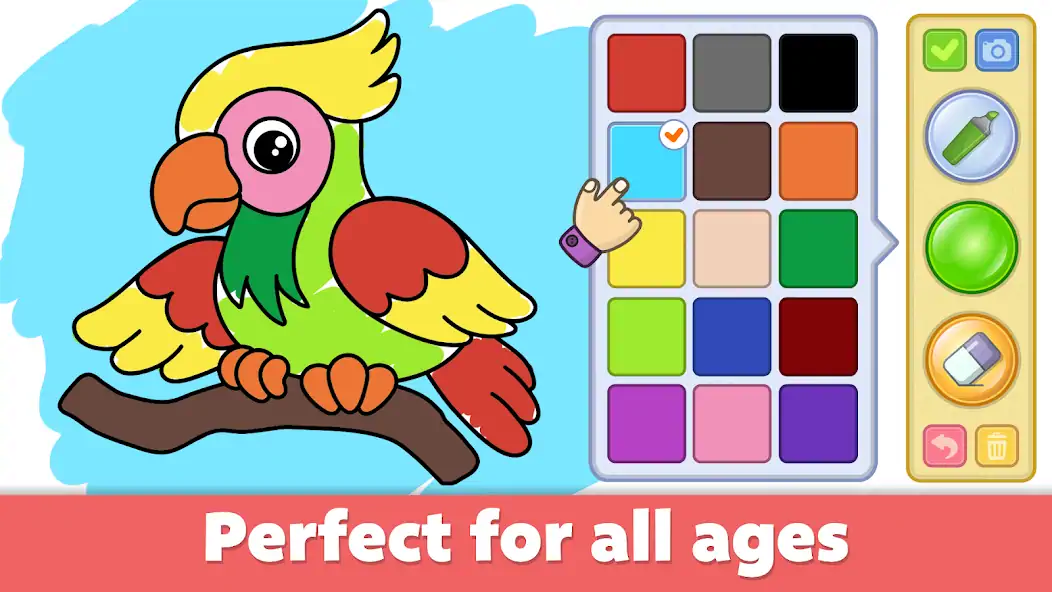 Download Kids coloring & drawing games [MOD, Unlimited money/gems] + Hack [MOD, Menu] for Android