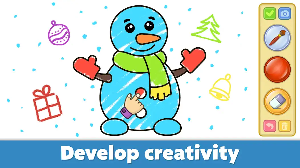 Download Kids coloring & drawing games [MOD, Unlimited money/gems] + Hack [MOD, Menu] for Android
