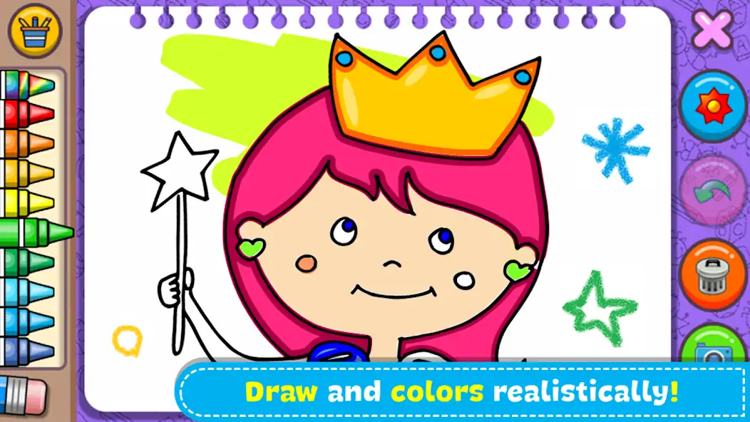 Download Princess Coloring Book & Games [MOD, Unlimited coins] + Hack [MOD, Menu] for Android
