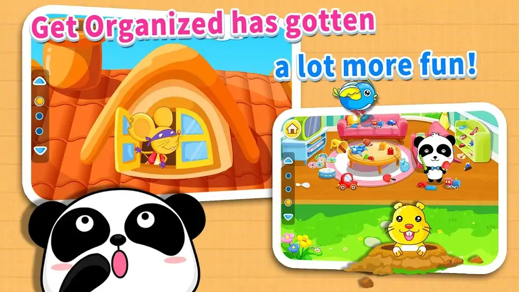 Download Baby Panda Gets Organized [MOD, Unlimited money/gems] + Hack [MOD, Menu] for Android