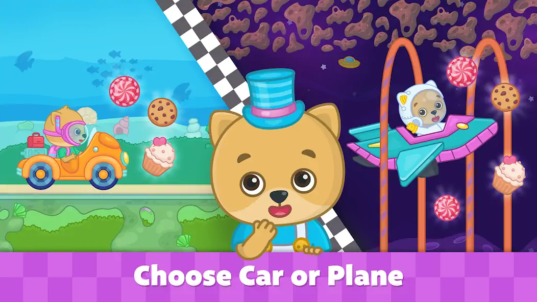 Download Bimi Boo Car Games for Kids [MOD, Unlimited coins] + Hack [MOD, Menu] for Android