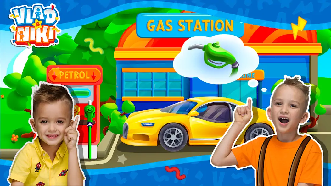 Download Vlad and Niki: Car Service [MOD, Unlimited money] + Hack [MOD, Menu] for Android