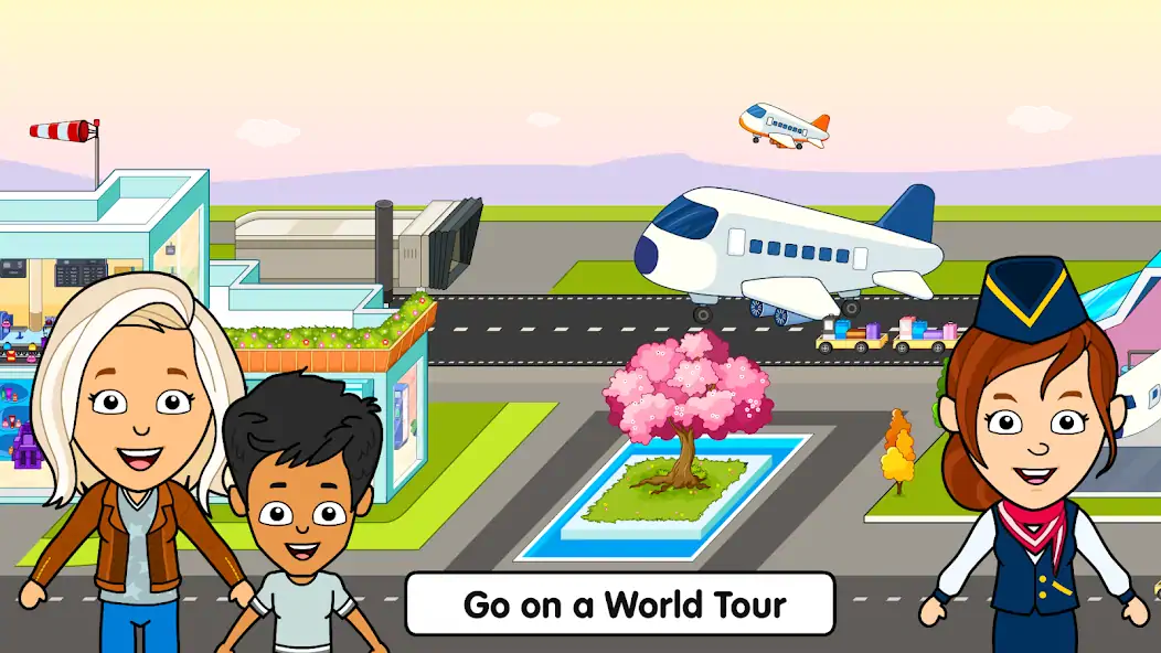Download Tizi Town - My Airport Games [MOD, Unlimited coins] + Hack [MOD, Menu] for Android
