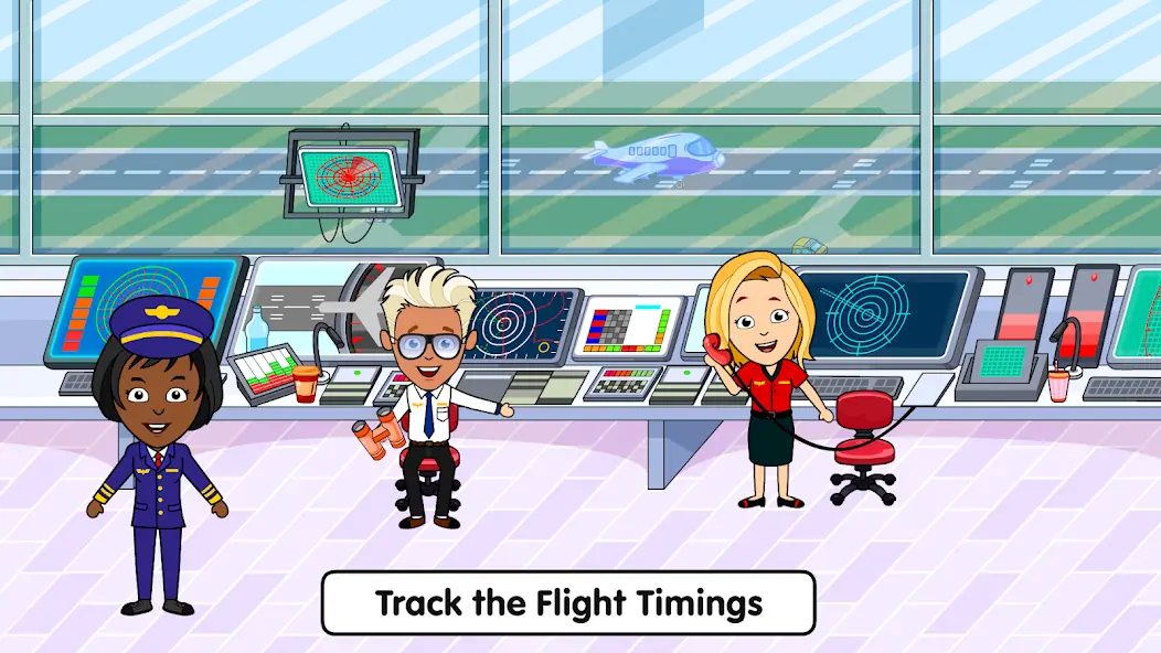 Download Tizi Town - My Airport Games [MOD, Unlimited coins] + Hack [MOD, Menu] for Android