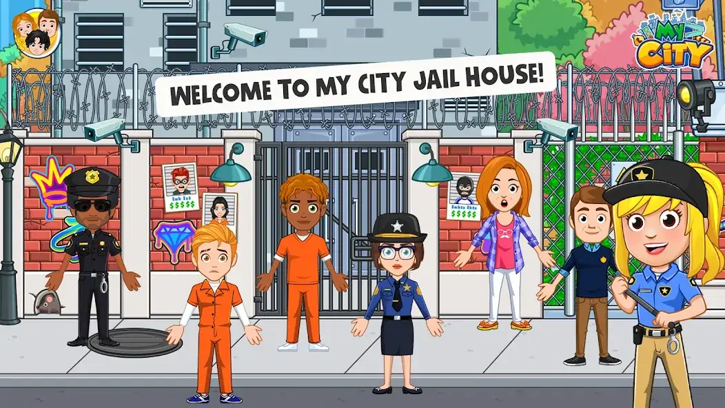 Download My City : Jail House [MOD, Unlimited money/gems] + Hack [MOD, Menu] for Android