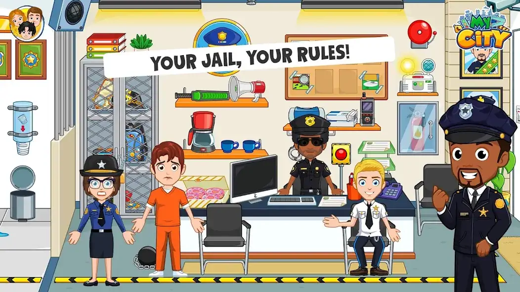 Download My City : Jail House [MOD, Unlimited money/gems] + Hack [MOD, Menu] for Android