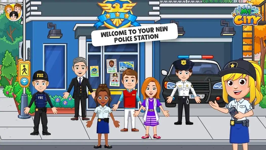 Download My City: Police Game for Kids [MOD, Unlimited money] + Hack [MOD, Menu] for Android