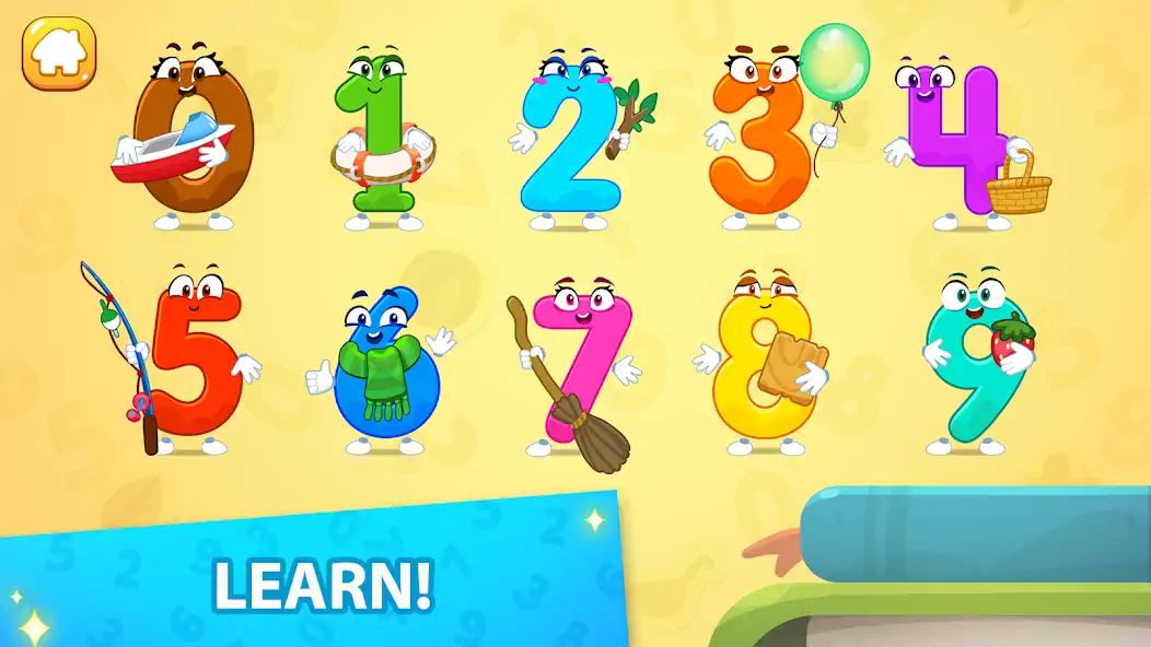 Download Numbers for kid Learn to count [MOD, Unlimited money/gems] + Hack [MOD, Menu] for Android