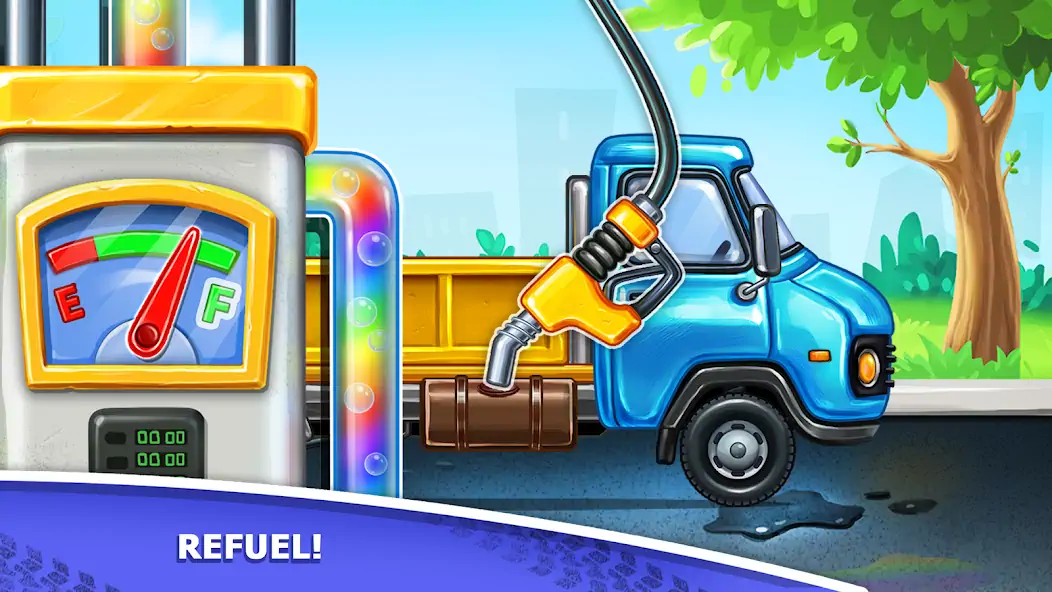 Download Kids truck games Build a house [MOD, Unlimited money/gems] + Hack [MOD, Menu] for Android