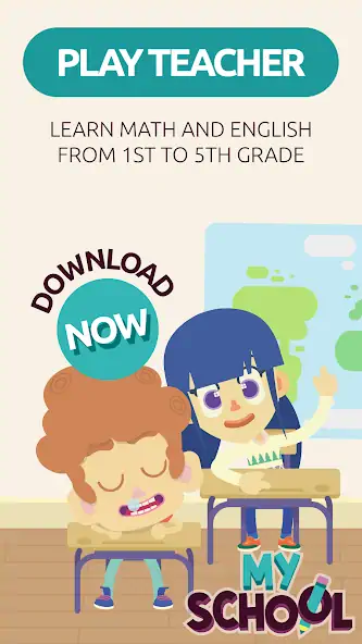 Download MySchool - Learning Game [MOD, Unlimited money/coins] + Hack [MOD, Menu] for Android