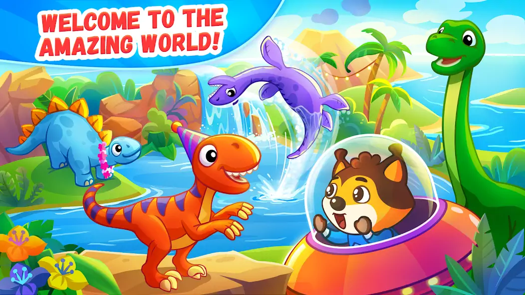 Download Dinosaur games for kids age 2 [MOD, Unlimited money] + Hack [MOD, Menu] for Android