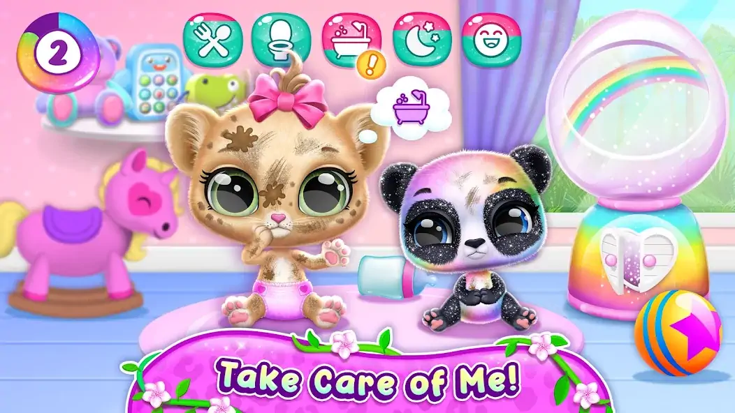Download Amy Care - My Leopard Baby [MOD, Unlimited money/coins] + Hack [MOD, Menu] for Android
