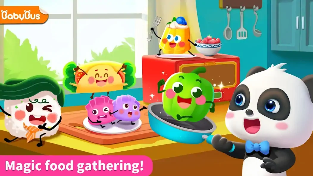 Download Baby Panda's Magic Kitchen [MOD, Unlimited money/gems] + Hack [MOD, Menu] for Android