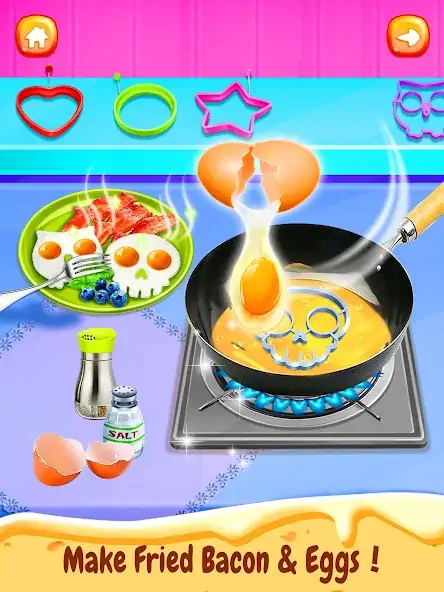 Download Breakfast Food Recipe! [MOD, Unlimited coins] + Hack [MOD, Menu] for Android