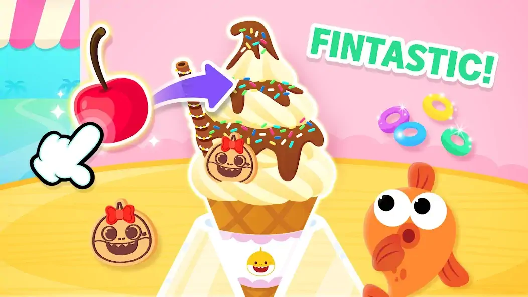 Download Baby Shark’s Dessert Shop [MOD, Unlimited money/gems] + Hack [MOD, Menu] for Android