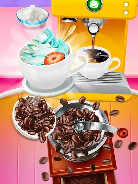 Download Coffee Master [MOD, Unlimited coins] + Hack [MOD, Menu] for Android