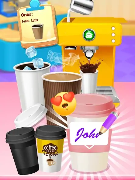 Download Coffee Master [MOD, Unlimited coins] + Hack [MOD, Menu] for Android