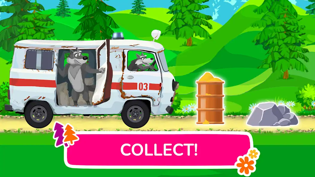 Download Masha and the Bear truck games [MOD, Unlimited money] + Hack [MOD, Menu] for Android