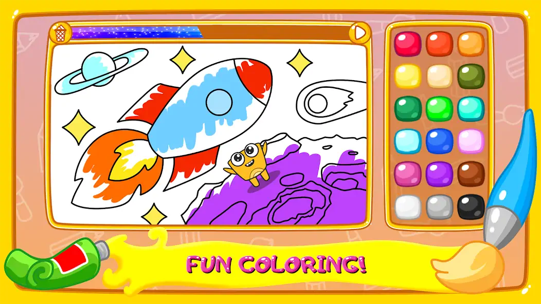 Download Coloring book! Game for kids 2 [MOD, Unlimited money/gems] + Hack [MOD, Menu] for Android
