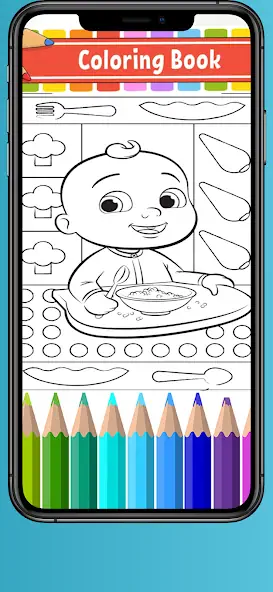 Download CoCo melon Coloring Book JJ 3 [MOD, Unlimited coins] + Hack [MOD, Menu] for Android