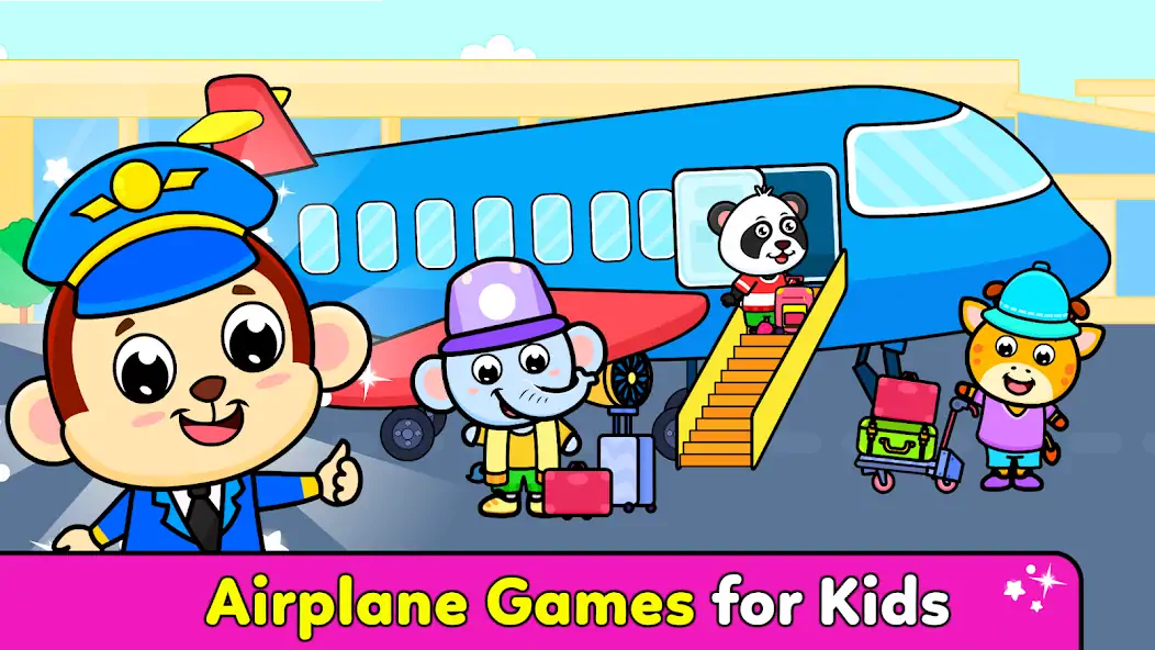 Download Timpy Airplane Games for Kids [MOD, Unlimited coins] + Hack [MOD, Menu] for Android