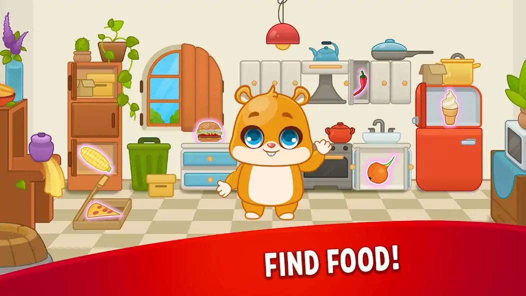 Download Hamster House: Kids Mini Games [MOD, Unlimited money/gems] + Hack [MOD, Menu] for Android