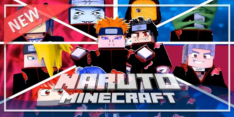 Download Naruto Mods for Minecraft PE [MOD, Unlimited coins] + Hack [MOD, Menu] for Android