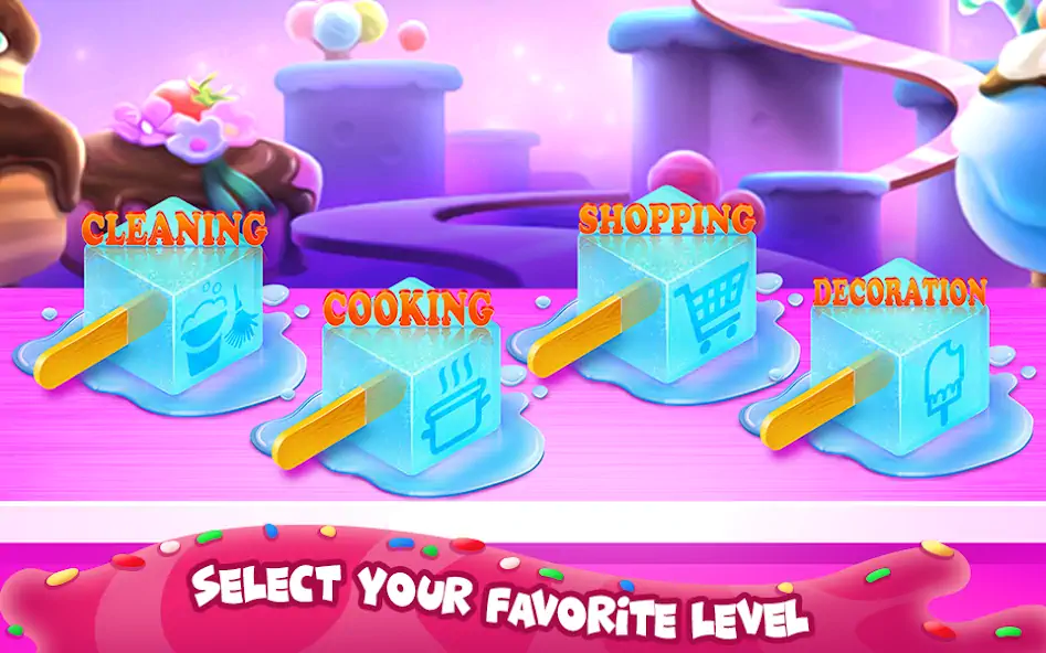 Download Ice Candy Cooking & Decoration [MOD, Unlimited money/coins] + Hack [MOD, Menu] for Android