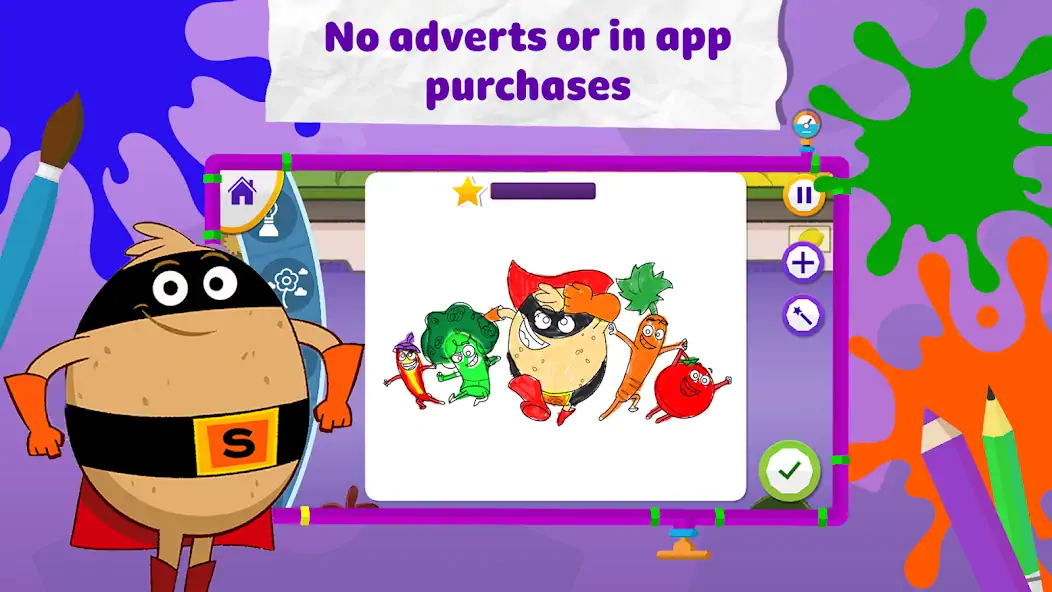 Download CBeebies Get Creative: Paint [MOD, Unlimited money] + Hack [MOD, Menu] for Android